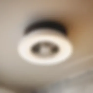Energy-efficient Performance Energy-efficient high CFM bathroom fan in action