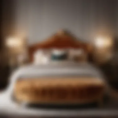 Indulgent Comfort: Hollywood Glam Velvet Bed Luxurious Hollywood Glam Velvet Bed