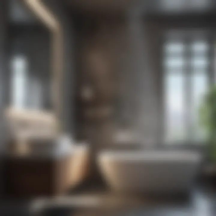 Ventilation in a bathroom