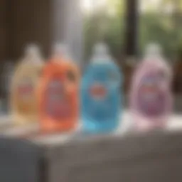 Variety of fabric softeners on display