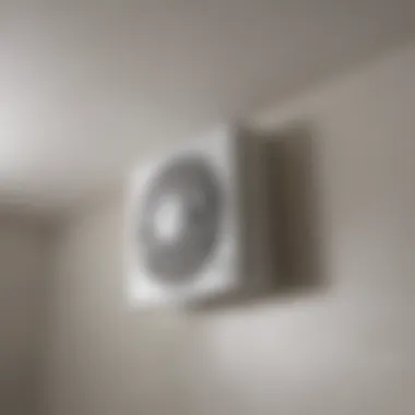 Proper Installation of a Bathroom Fan Illustration of a properly installed bathroom fan