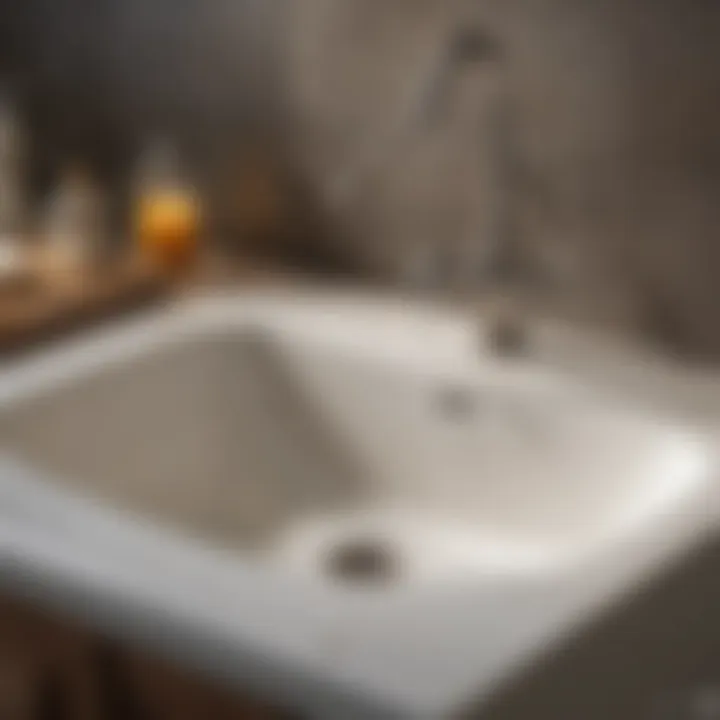 A well-maintained sink showcasing preventative measures