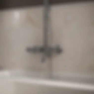 Plumbing Integration in Bathtub Shower Combo Close-up view of plumbing integration in a bathtub shower setup