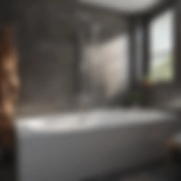 Before and after bathtub shower combo