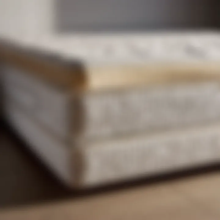 Innovative mattress design showcasing layers