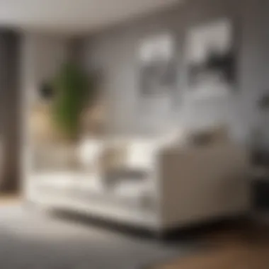 Elevated Modern Aesthetics Contemporary IKEA bedroom couch in a modern setting