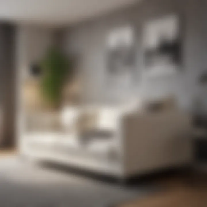 Elevated Modern Aesthetics Contemporary IKEA bedroom couch in a modern setting