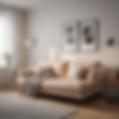 Sleek and Minimalist Design Minimalist IKEA bedroom couch
