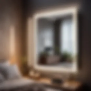 Smart Mirror Technology for Modern Bedroom