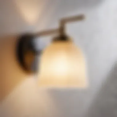 Modern Sconce Lighting Modern Sconce Lighting Casting Soft Glow in Bathroom