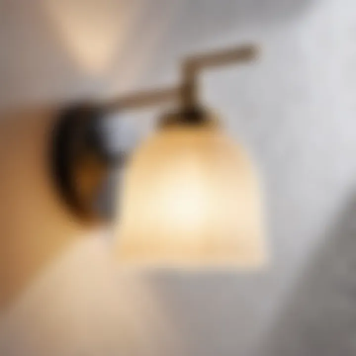 Modern Sconce Lighting Modern Sconce Lighting Casting Soft Glow in Bathroom