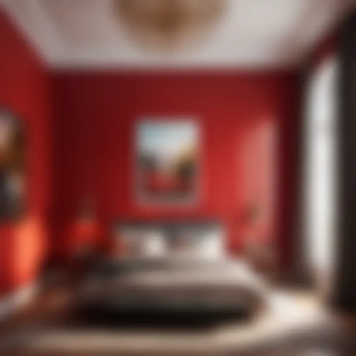Psychological impact of red bedroom walls