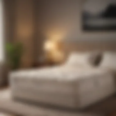 Sleep Sanctuary Illustration showing improved sleep quality with wool mattress topper