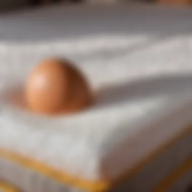 Improved support from egg crate gel mattress topper