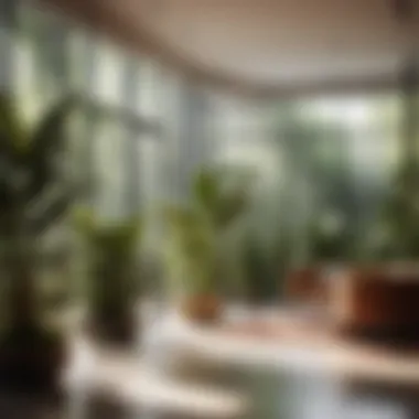 Modern Interior with Greenery