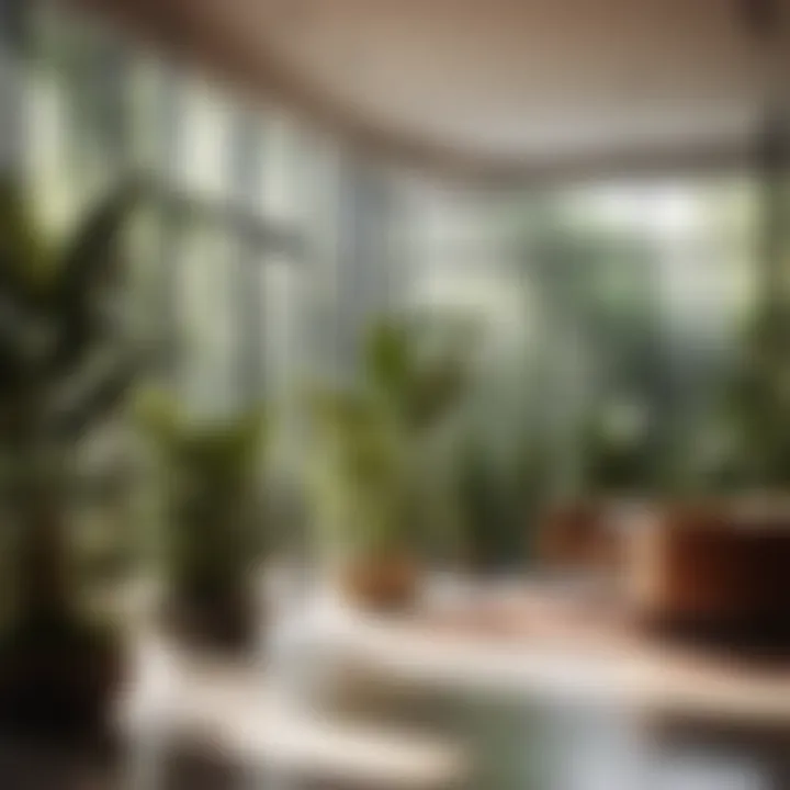 Modern Interior with Greenery