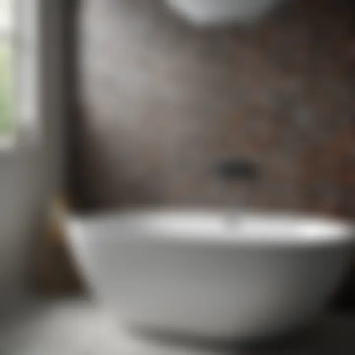 Trendy Hexagon Mosaic Tiles Modern bathroom showcasing trendy hexagon mosaic tiles