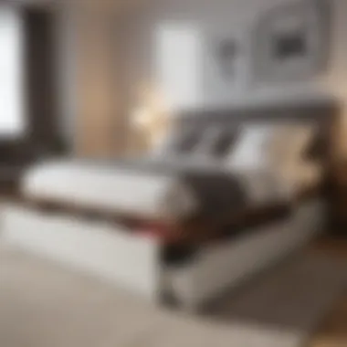 Creative use of under-bed storage to declutter