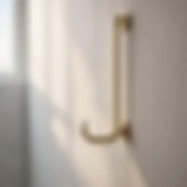 Innovative adhesive hook for bathroom blind installation
