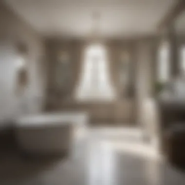 Harmony of Aesthetics and Functionality in Bath Design Elegant bath space showcasing a balance between aesthetics and functionality