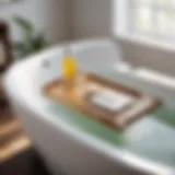 Innovative Bamboo Bathtub Caddy