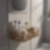 Innovative bathroom basket storage