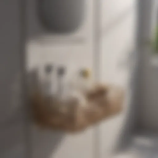 Innovative bathroom basket storage