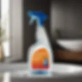 Innovative Bathroom Cleaner Bottle with Teflon