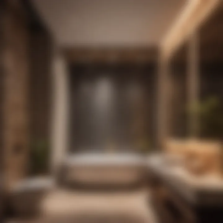 Space-Optimizing Layout Design Innovative bathroom layout design with optimal space utilization