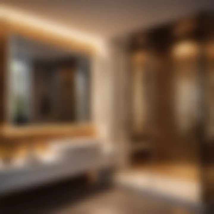 Reflective Elegance in Bathroom Panel Design Innovative Bathroom Panel Reflections