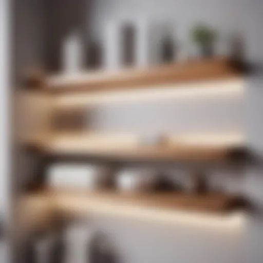 Innovative Bathroom Storage Idea - Floating Shelves with Hidden Compartments