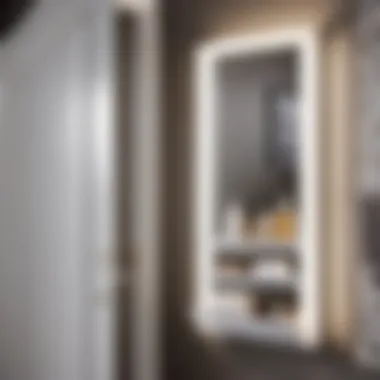 Over-the-Door Organizer with Mirror Innovative Bathroom Storage Idea - Over-the-Door Organizer with Mirror