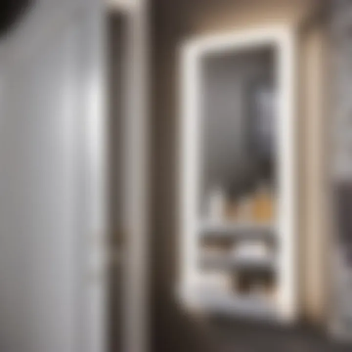 Over-the-Door Organizer with Mirror Innovative Bathroom Storage Idea - Over-the-Door Organizer with Mirror