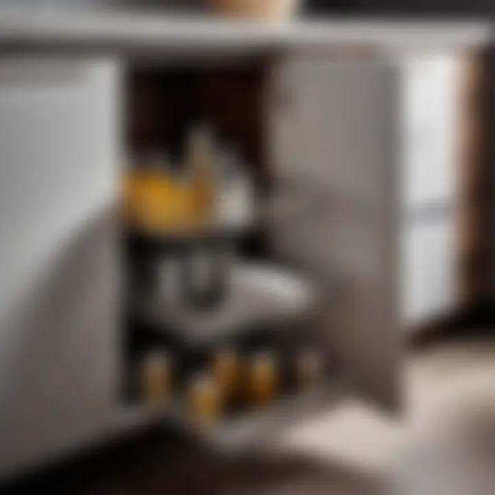 Sliding Baskets for Easy Access Innovative Bathroom Storage Idea - Sliding Baskets for Easy Access