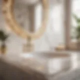 Luxurious Marble Bathroom Tile Design
