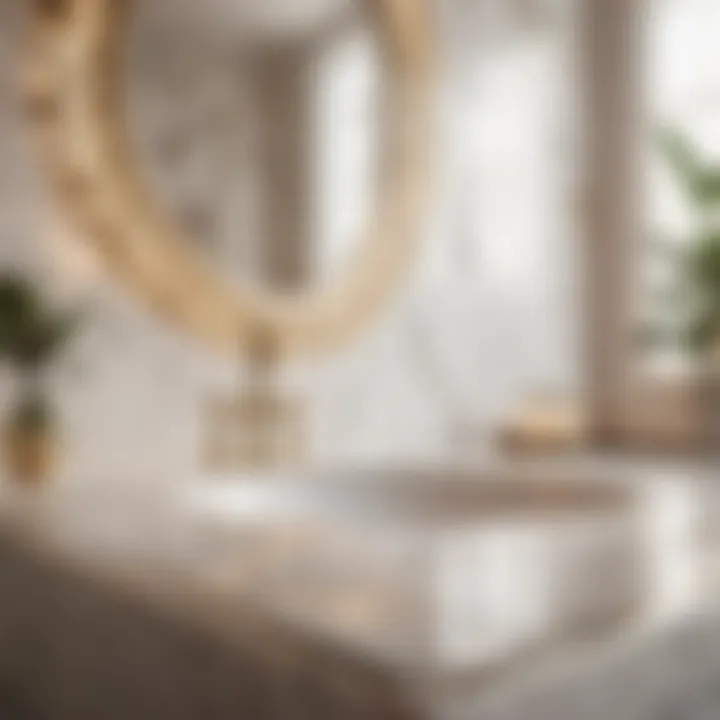 Luxurious Marble Bathroom Tile Design