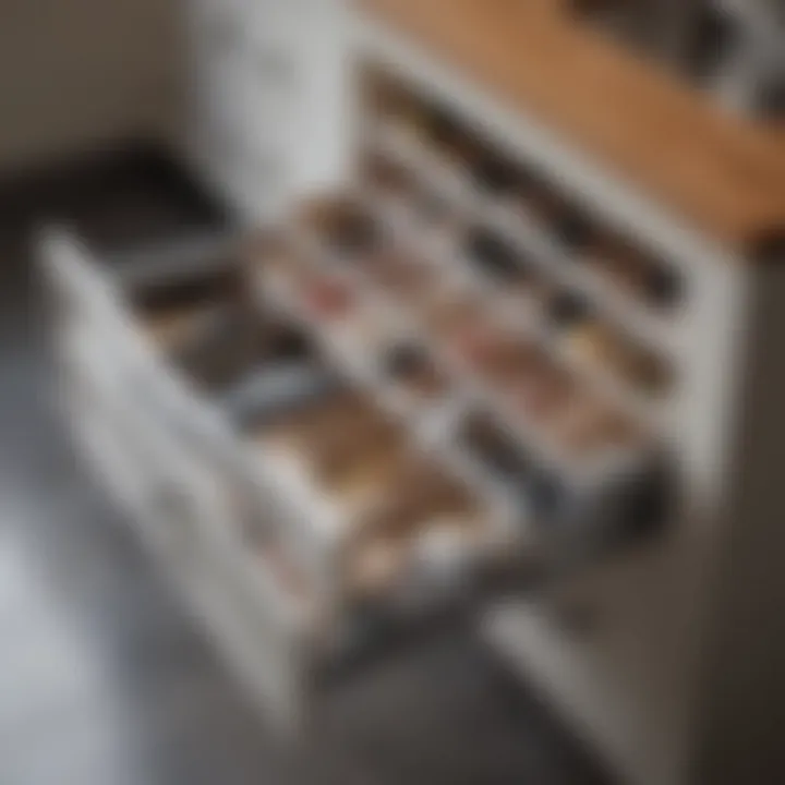 Smart pull-out drawer organizers for makeup and accessories