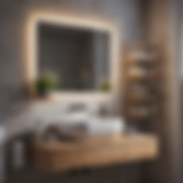 Creative vertical storage solutions for bathroom essentials