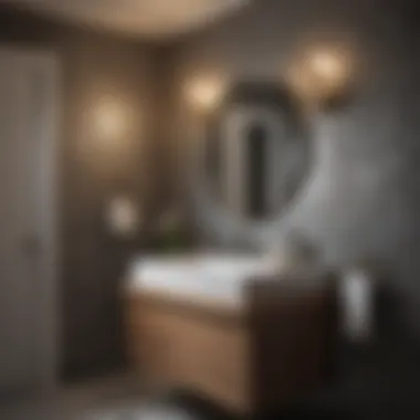Textured Wallpaper Adding Depth to Limited Space Textured wallpaper adding depth to limited space