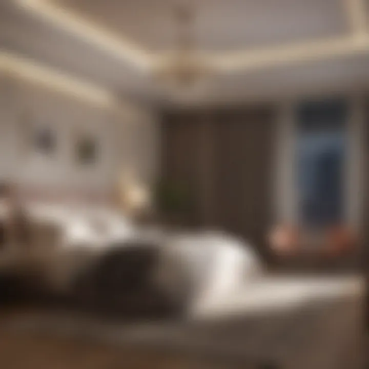 Innovative Lighting in Modern Bedrooms Chic contemporary bedroom with innovative lighting solutions