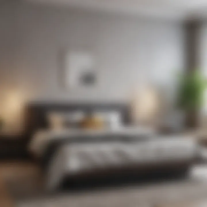 Minimalist Modern Bedroom Design Sleek modern bedroom featuring minimalist furniture