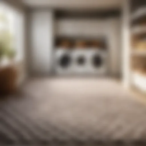 Innovative Carpet Patterns for Laundry Room