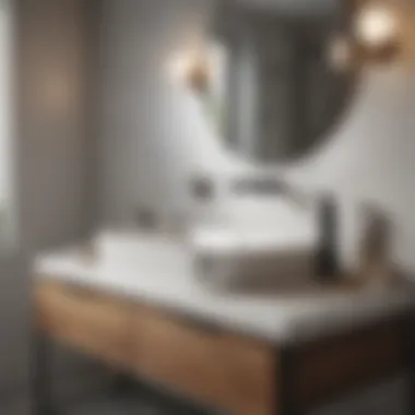 Modern Materials Used in Bathroom Vanity Design Modern materials used in bathroom vanity design