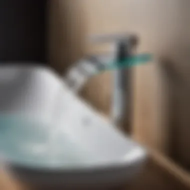 Creative Installation of Centerset Waterfall Faucet Innovative Design of Centerset Waterfall Bathroom Faucet Installation