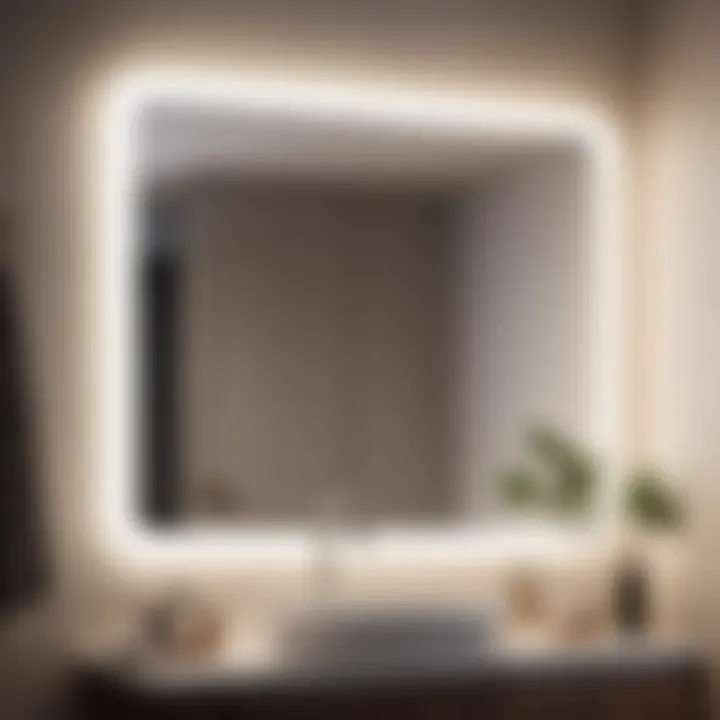 Innovative design of Gatco bathroom mirror