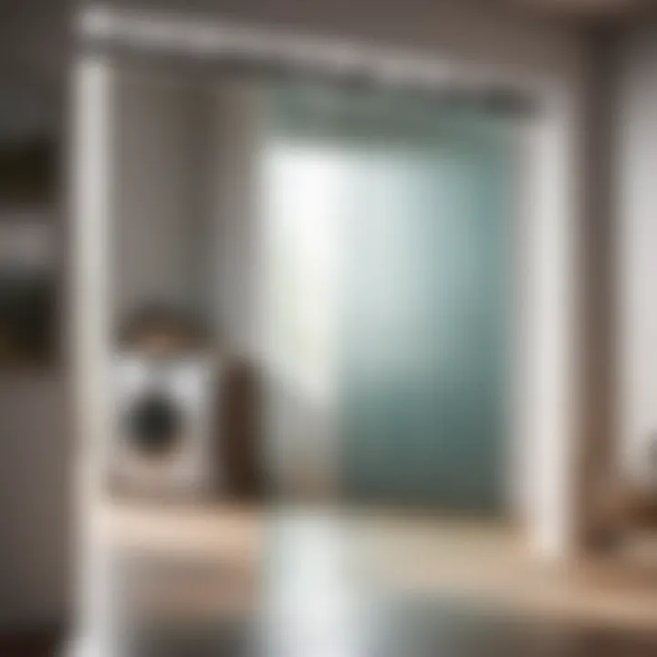 Elegant Glass Paneling Detail Elegant Glass Paneling Detail
