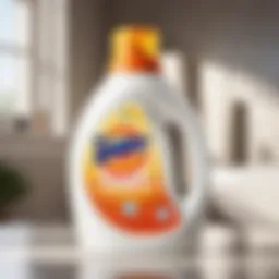 Innovative design of a laundry detergent bottle