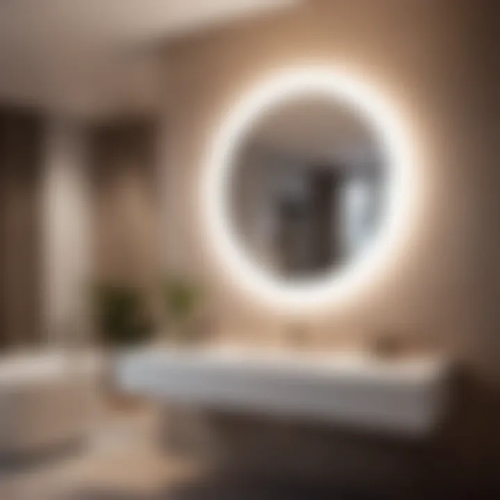 Space-Saving Design Bathroom Mirror Space-Saving Design Bathroom Mirror