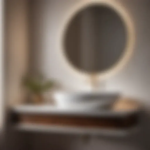 Innovative sculptural wall mount bathroom sink without faucet holes