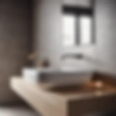 Minimalist Floating Sink Minimalist Floating Sink Enhancing Space in Bathroom